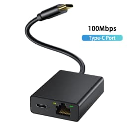 ZEXMTE 1000Mbps Network Card Type C Micro USB Ethernet Adapter for Chromecast 4K Google TV Smartphones Tablets Android Device