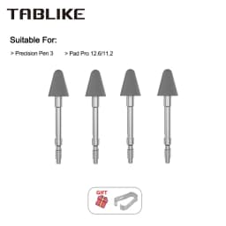TABLIKE Pencil Nibs for Lenovo Precision Pen 3 Tip, 2/4 PCS Stylus Replacement Refill for Pad Pro 12.6 11.2-inch(Wireless Model)