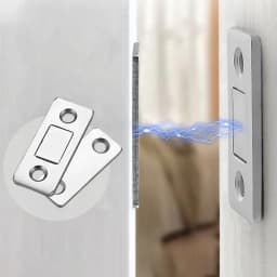 Magnetic Cabinet Catches Ultra Thin Door Strong Magnets Stopper Invisible Adhesive Drawer Magnet Lock for Kitchen Closet Closer