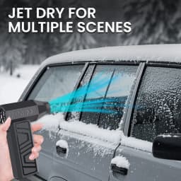 Turbo Fan Electric Air Duster Blower Portable Cleaning Hair Dryer Accessories Tools Car Blowing Snow Type-C Charging