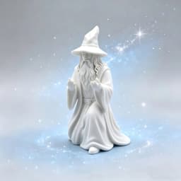 Creative Wizard Pen Holder 3D Printed Magician Pencil Rack Desktop Organizer Stand School Office Stationery Study Decor Gift