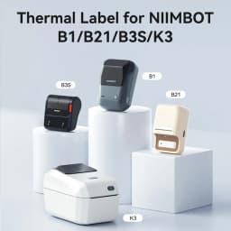 Niimbot Labels Sticker Color Transparent Thermal Label Tape Self-adhesive Paper Tag Printer Stickers For Niimbot B1 B21 Printer