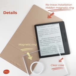 Twosheep Magnetic Detachable Case for Musnap Ocean Oceanc iReader Ocean5pro Ocean5c 7 Inch Soft TCover Auto Sleep Wake Line Cat