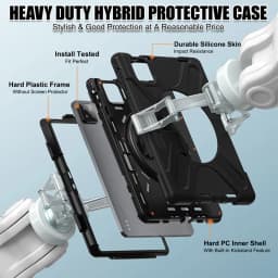 Heavy Duty Shockproof Case For Xiaomi Pad 8/8 Pro MiPad 8 11.2" Tablet Cover For Xiaomi Pad 7/7 Pro Mipad7 POCO Pad X1 11.2 Case