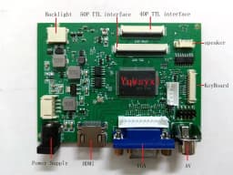 ZJ050NA-08C LCD Screen 5 inch 640x480 display panel HDMI VGA AV LCD Control Board Monitor Panel