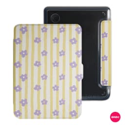 Magnetic Detachable Case for Kobo Clara Colour BW 2E 6" Classic Striped Pattern Protective Cover with Auto Sleep Wake Cover