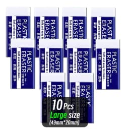 1/10/30pcs 2B Eraser Clean and Mess Free Student Exam Office Sketch Soft Eraser for Kids Correction Supplies Pencil Rubber