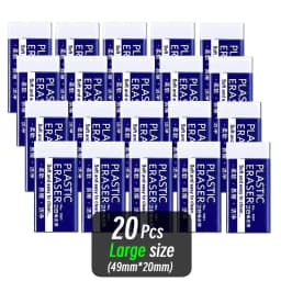 1/10/30pcs 2B Eraser Clean and Mess Free Student Exam Office Sketch Soft Eraser for Kids Correction Supplies Pencil Rubber