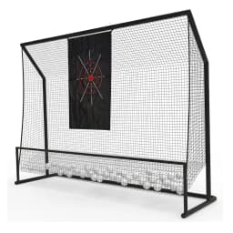 10x7.5FT Golf Practice Net for Indoor and Outdoor Use, Heavy Duty Swing and Chipping Trainer with Aim Cloth and Carry Bag