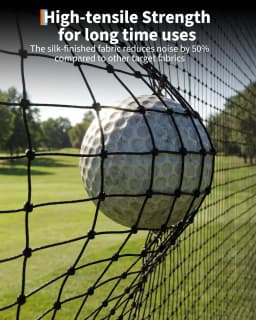 10x7.5FT Golf Practice Net for Indoor and Outdoor Use, Heavy Duty Swing and Chipping Trainer with Aim Cloth and Carry Bag