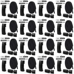 8mm No Tie Shoe Laces Press Lock Shoelaces Without Ties Elastic Laces Sneaker Kids Adult Widened Flat Shoelace for Shoes