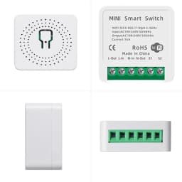 Mini DIY Smart Switch Work With Tuya WiFi Light Switch Module Need Neutral Wire 2 Ways Timer Wireless Breaker Alexa Google Home
