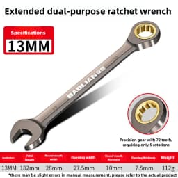 Universal Torx Wrench Adjustable Torque 8-22mm Ratchet Spanner for Bicycle Motorcycle Car Repair Tools Mechanical Tool