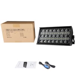 300W LED Beam&Strobe Light RGBW 4in1 Warm White Stage Wash Beam Lights DMX DJ Disco Party Show Horse