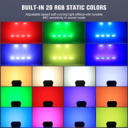Datewink 1/2Pcs 200W COB RGB LED Par Lights Cool&Warm White Audience Strobe Stage Light DMX For DJ Disco Party Wedding Nightclub