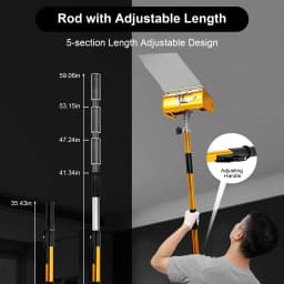 Hand Putty Finishing Trowel, Drywall Flat Finishing Box Tool, Putty Smoother, 26.5cm House Walls or Ceilings Decorating