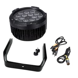 2X IP65 Waterproof Stage Effect Aluminum Led Par 18x18W RGBWA UV 6in1 DMX512 Outdoor Down Light DJ Equipment Disco Wash No Noise
