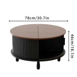 Lift Top Coffee Table with Storage Farmhouse Coffee Table for Living Room Wood Rustic 31.5" Square Storage Cabinet Center Table