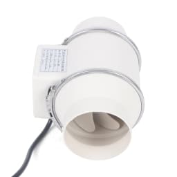 HF-100P 110V 35W Radiator Fan Radiator Ventilator Exhaust Ventilation Fan Air Duct Fan Duct Ventilation Fan for Home, Kitchen