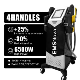 MECAVIE 2026 EMS 6500W Body Toning Device Electro Muscle Stimulation Fat Elimination Muscle Building for Fitness Beauty Health