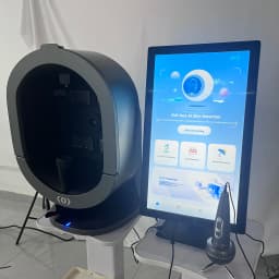 21.5 Inch X5 Facial Skin Analyzer 3D AI Hair Analysis Machine 8 Light Spectrum Skin Analysis Scanner For Business Beauty Care