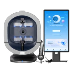 21.5 Inch X5 Facial Skin Analyzer 3D AI Hair Analysis Machine 8 Light Spectrum Skin Analysis Scanner For Business Beauty Care