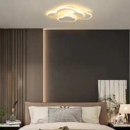 Cloud LED Ceiling Lamp 22" Modern Minimalist Lighting 52cm for Living Room Children's Room Bedroom