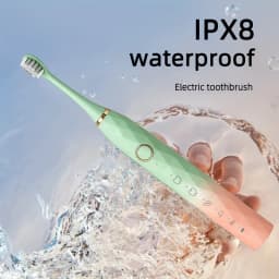 Electric Toothbrush Rotary Cleaning Teeth Brush Waterproof Electronic Tooth Brush With Timer USB Rechargeable Toothbrush 10 Head