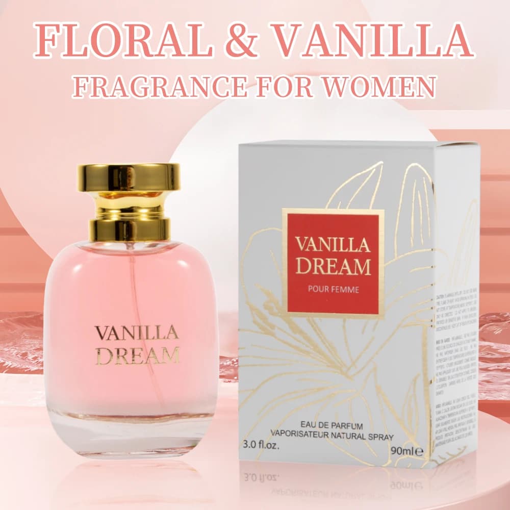 VANILLA DREAM Women's EDP 3.4 Ounce (Pack of 1) Eau De Parfum for Women Women's Fragrance Long Lasting Perfume for Women
