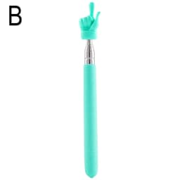 Retractable Teacher Pointer Finger Design StainlessSteel Telescopic School Teaching Pointer Stick Teacher Supplies for Classroom