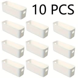 10pcs multifunctional storage box durable large-capacity desktop storage box underwear storage suitable for sundries storage
