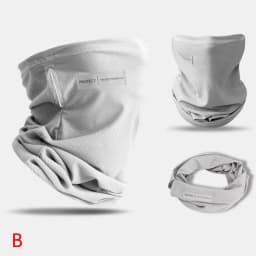 Summer Ice Silk Sunscreen Mask For Men Women Outdoor Cycling Face Cover Solid Color Neck Wrap UV Protection Ear Bandana Scarf