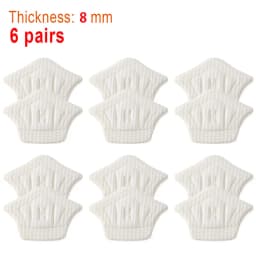 6pairs/12pcs Insoles Patch Heel Pads for Sport Shoes Back Sticker Adjustable Size Antiwear Feet Pad Cushion Insert Insole