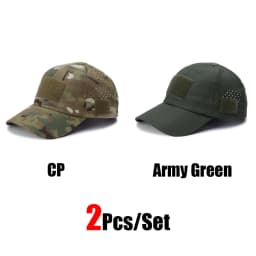 1/2pcs New Men Camouflage Baseball Cap Breathable Sunscreen Hat Outdoor Sports Hunting Hiking Camping Beach Fishing Sun Hat