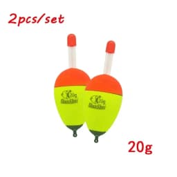 2/10pcs EVA Luminous Fishing Night Float Light Stick Foam Plastic Bobber Sea Rock Fishing Striking Floats Fishing Accessories