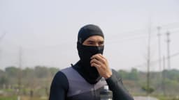 ROCKBROS Summer Ice Silk Cycling Mask Caps Outdoor Sun Protection Sports Motorcycle Cool Full Face Bicycle Mask Bike Scarf Mask