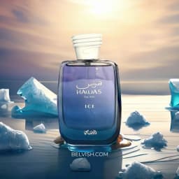 Rasasi Hawas Ice For Him Eau De Parfum, Fresh Cool Aquatic Citrus Cologne for Men, Long Lasting Summer Fragrance