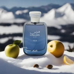 Rasasi Hawas Ice For Him Eau De Parfum, Fresh Cool Aquatic Citrus Cologne for Men, Long Lasting Summer Fragrance