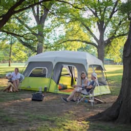 US Stock9 Person Instant Cabin Tent camping family beach waterproof camping tent- 14' x 9',2 person tent / 4 person tent Green (