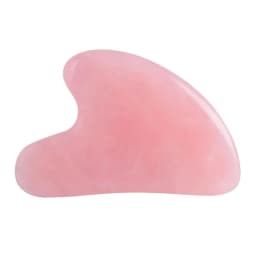 Gua Sha Facial Tools Rose Quartz Guasha Tools for Face & Eye Gua Sha Stone Skin Care Body Tighten Skin Massage Tools for Puffiness Reducing & Jawline Sculpting Face Stone Gua Sha Tools (Pink)