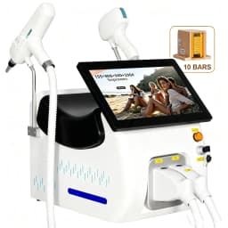NEW Professional FAC 2 IN 1 Diode 5000w Hair Removal Machine Pico Q Switch ND YAG Tattoo Removal Machine 4 Waves 808NM