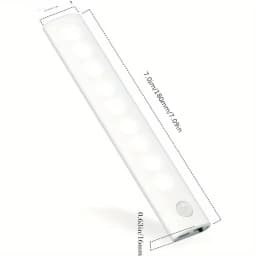 Under Cabinet Lights 1/3/5/6pcs, Motion Sensor Rechargeable Battery Operated 2 Colors LED Light for Closet, Kitchen, Bathroom