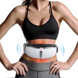 Wireless Slimming Belt Abdominal Massager Portable Weight Loss Machine with 4 Vibration Massage Modes Heating for Belly Abdomen