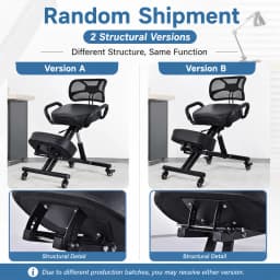 Kneeling Chair with Back Support, Height Adjustable Kneeling Chair for Men, Women, Children
