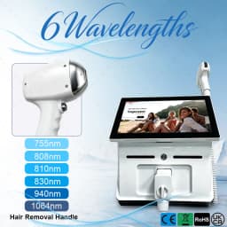 World Premiere 5000W FAC Technology High Power 808 830 8101064 755 940 6 Waves Ice Point Diode Laser Hair Removal Machine Salon