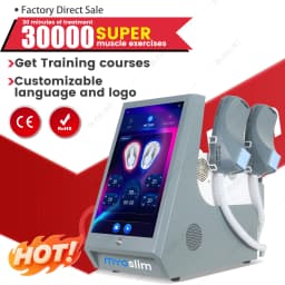 6500W EMS Body Sculpting Machine Fat Weight Loss 15 Tesla 5 Handles Muscle Stimulator RF Sculpting Slimming Electromagnetic