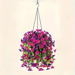 1Pcs Artificial Flowers 75CM Hanging Fake Plant for Home Decor Garden Wedding Decoration Flower Basket Garland Wall Accessories
