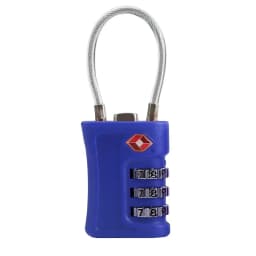 TSA Customs Lock 3 Digits Travel Password Changeable Lock Digital Lock ABS Mini Suitcase Luggage Anti-theft Lock for Airplane