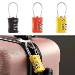 TSA Customs Lock 3 Digits Travel Password Changeable Lock Digital Lock ABS Mini Suitcase Luggage Anti-theft Lock for Airplane