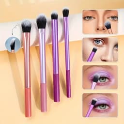 8pcs Makeup Brush Kit Soft Synthetic Hair Make Up Brushes Foundation Blush Eyeshadow Cosmetic Makeup Tools